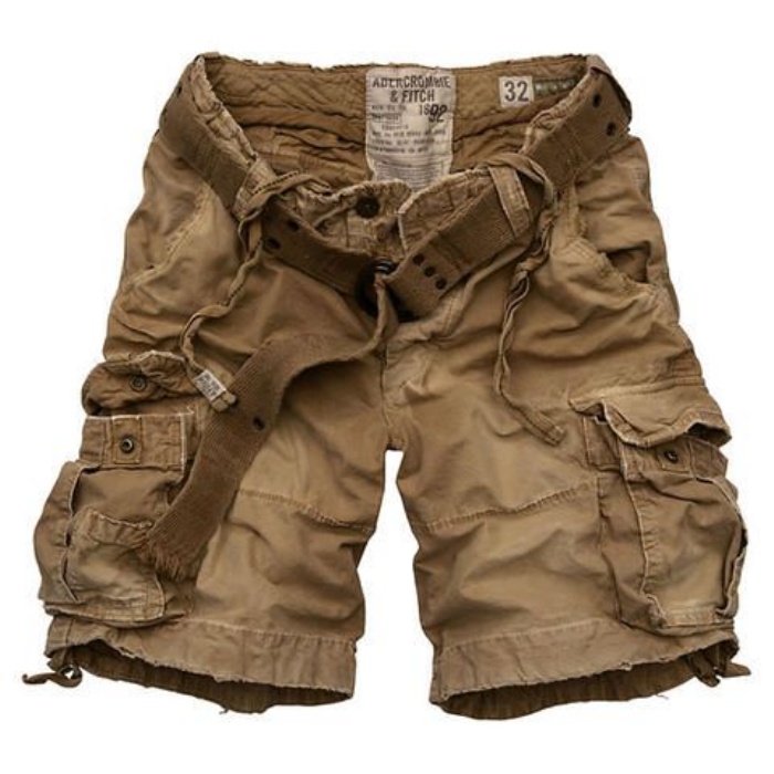 Abercrombie Fitch Hombres Cargo Patalón Corto AF7550